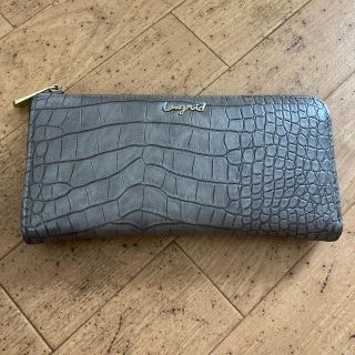 アングリッド(Ungrid)のungrid グレージュL字長財布(財布)