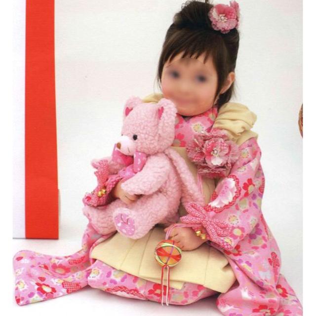 七五三 三歳 女児 被布着物フルセット JAPAN STYLE着物