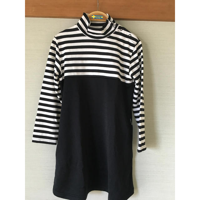 COMME CA ISM(コムサイズム)のフェイクファー付きワンピース キッズ/ベビー/マタニティのキッズ服女の子用(90cm~)(ワンピース)の商品写真