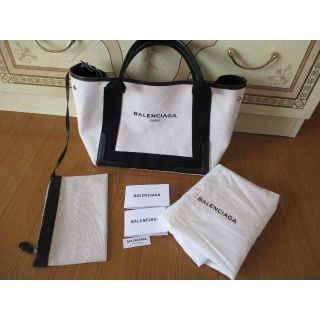 バレンシアガ(Balenciaga)のバレンシアガ　ネイビーカバス　トートバック(トートバッグ)