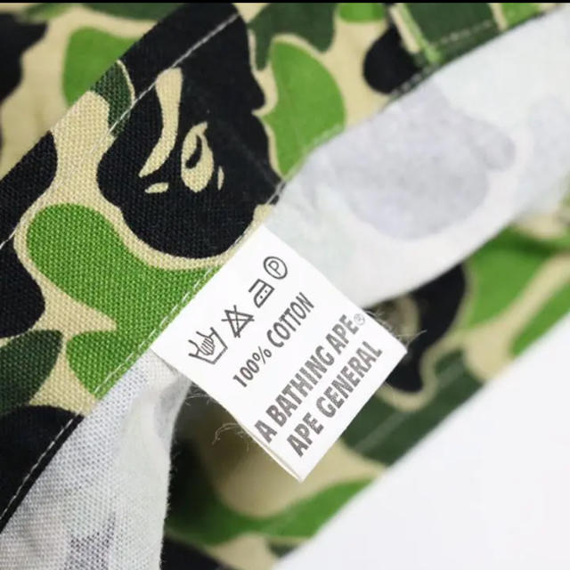 A BATHING APE(アベイシングエイプ)のa bathing ape 迷彩 カモフラ トートバッグ コットン製 メンズのバッグ(トートバッグ)の商品写真