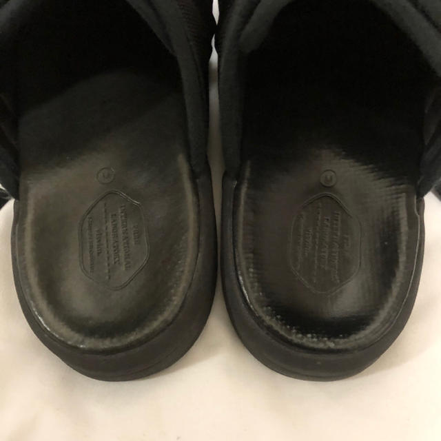 VISVIM(ヴィスヴィム)の美品 visvim CHRISTO BLACK M 正規品 メンズの靴/シューズ(サンダル)の商品写真