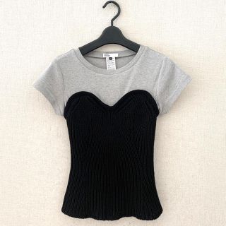 ダブルスタンダードクロージング(DOUBLE STANDARD CLOTHING)のダブルスタンダード♡ニットカットソー(カットソー(半袖/袖なし))