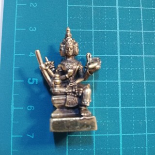 神様ミニメタル仏像 ブラフマー 梵天 ゴールドカラー(彫刻/オブジェ)