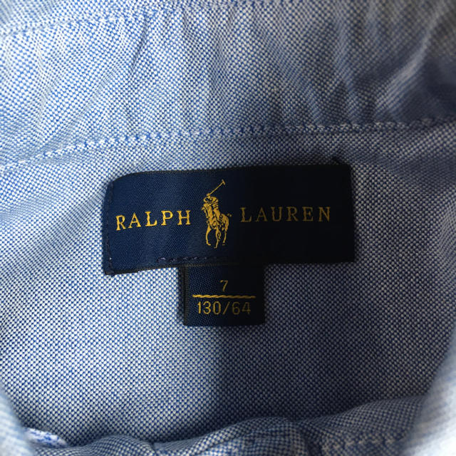 Ralph Lauren(ラルフローレン)のラルフローレン  ボタンダウンシャツ　130cm キッズ/ベビー/マタニティのキッズ服男の子用(90cm~)(ブラウス)の商品写真