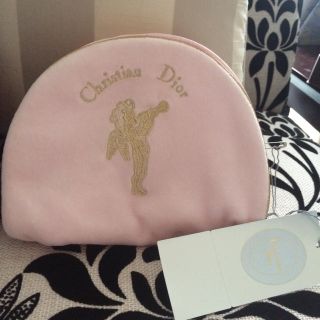 クリスチャンディオール(Christian Dior)の未使用 タグ ディオール ポーチ ピンク(ポーチ)
