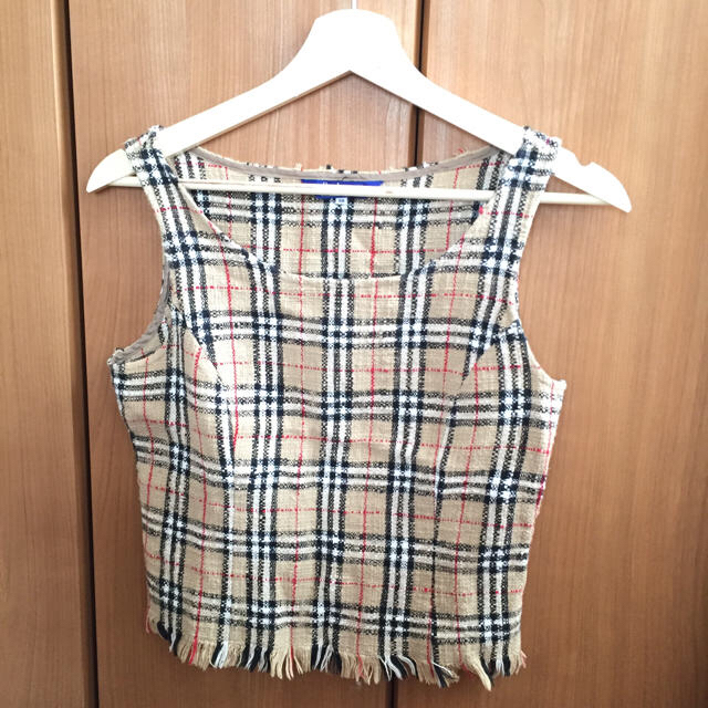 BURBERRY(バーバリー)のBurberry フリンジ ノースリーブ レディースのトップス(Tシャツ(半袖/袖なし))の商品写真