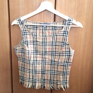 バーバリー(BURBERRY)のBurberry フリンジ ノースリーブ(Tシャツ(半袖/袖なし))