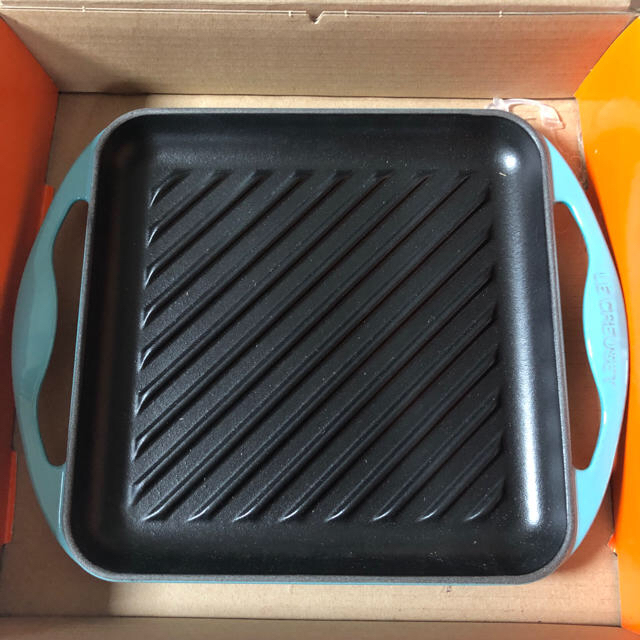 LE CREUSET(ルクルーゼ)の【新品/未使用】ルクルーゼ  グリルパン インテリア/住まい/日用品のキッチン/食器(鍋/フライパン)の商品写真