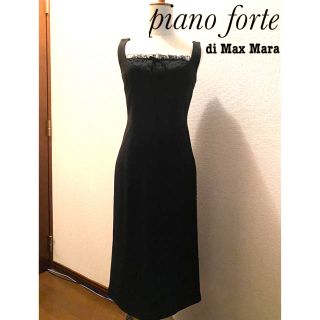 マックスマーラ(Max Mara)のpiano forte Max Mara 上品なワンピース ドレス(ひざ丈ワンピース)