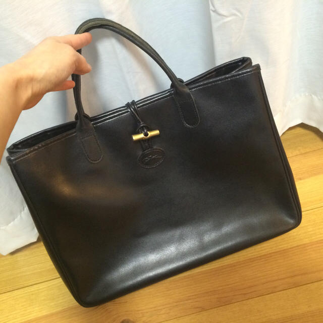 559 極美品 ロンシャン  LONGCHAMP トートバッグ 革レザー