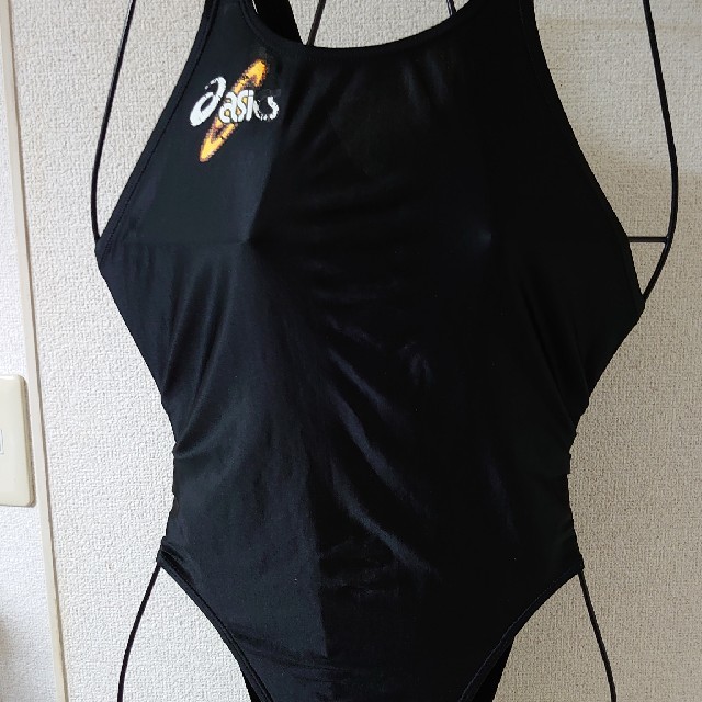 [新品未使用]アシックス　ワンピース水着　ブラック　Lサイズ　日本代表モデル水着・ラッシュガード