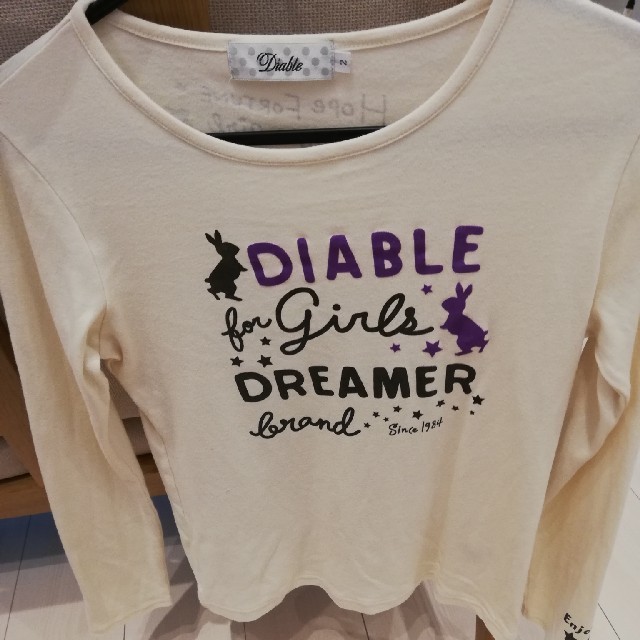 Diable(ディアブル)のディアブル　長袖　150センチ キッズ/ベビー/マタニティのキッズ服女の子用(90cm~)(Tシャツ/カットソー)の商品写真