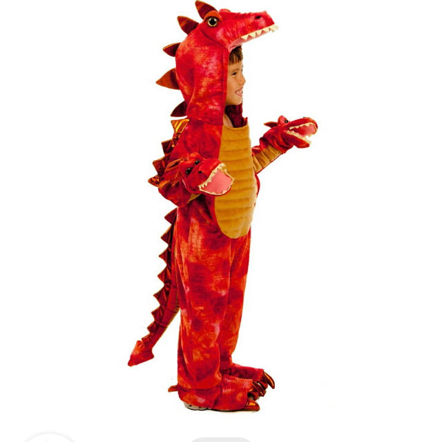 【9/30まで価格】ハロウィン コスプレ キッズ 恐竜 エンタメ/ホビーのコスプレ(衣装一式)の商品写真