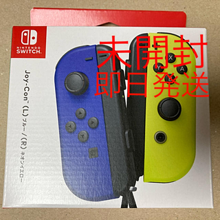 ニンテンドースイッチ(Nintendo Switch)の【未開封】任天堂 Joy-Con (L)ブルー/(R)ネオンイエロー(その他)