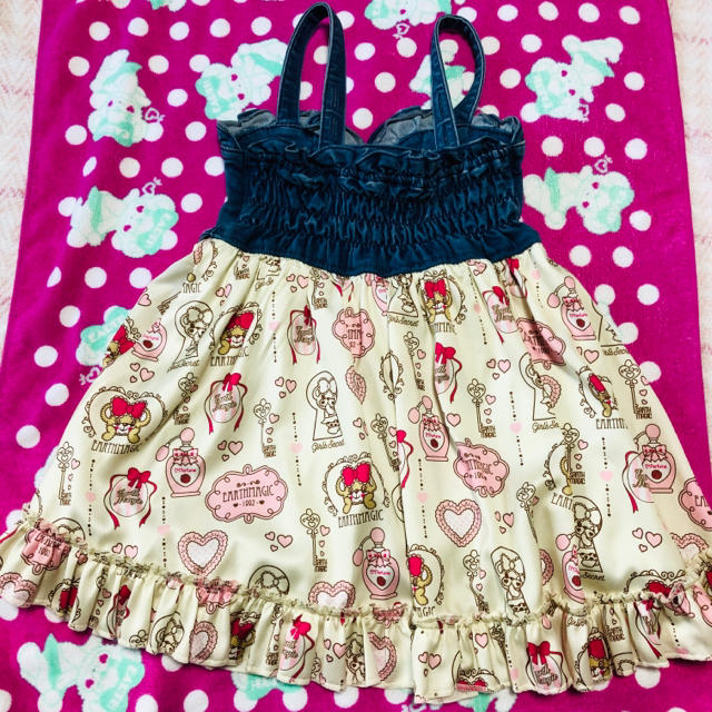 EARTHMAGIC(アースマジック)の120㎝♡perfumeジャンスカ キッズ/ベビー/マタニティのキッズ服女の子用(90cm~)(ワンピース)の商品写真