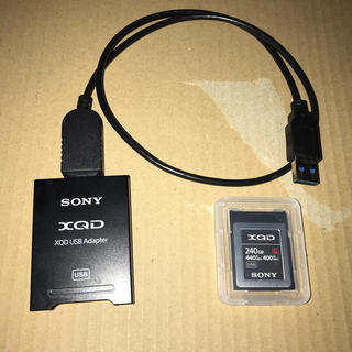 ソニー(SONY)のsony XQD 240gb カードリーダーセット(その他)