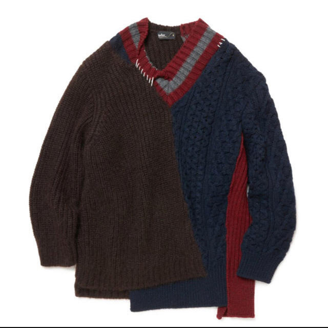 売れ筋新商品 kolor - kolor クレイジーパターンニット サイズ3 ニット