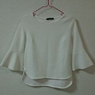 ザラ(ZARA)の新品 ZARA 人気カットソー(カットソー(長袖/七分))