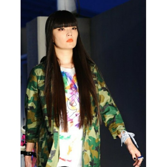 2024超人気 X-girl - X-girl - 2WAY ARMY SHIRT/アーミーシャツ 秋元梢 シャツ+ブラウス(長袖+七分)