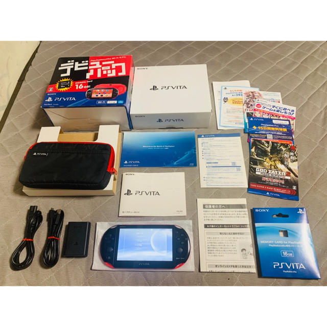 エンタメ/ホビーvita レッドブラック　16GB 比較的良品　送料無料