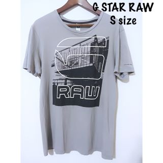 ジースター(G-STAR RAW)のG-STAR RAW ビッグロゴ プリントTシャツ Sサイズ ワンポイントロゴ(Tシャツ/カットソー(半袖/袖なし))