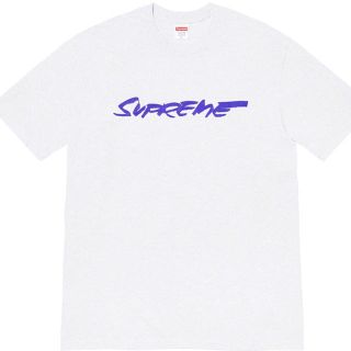 Supreme futura logo Ash grey Lサイズ(Tシャツ/カットソー(半袖/袖なし))