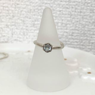 【最終値下げ】ビジュマムbijumam 1stone ring アクアマリン(リング(指輪))