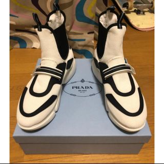 プラダ(PRADA)の良い評価100以上！Prada cloud bust high top 41(スニーカー)