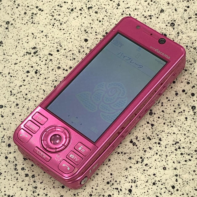Panasonic(パナソニック)のガラケー パナソニック P-02A P02A ピンク スマホ/家電/カメラのスマートフォン/携帯電話(携帯電話本体)の商品写真