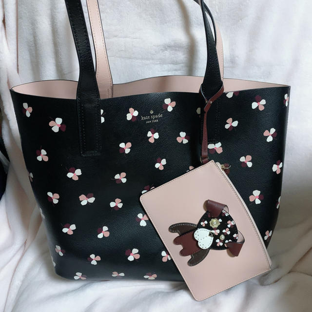 【新品未使用】kate spade♠︎本革リバーシブルトートバッグバッグ