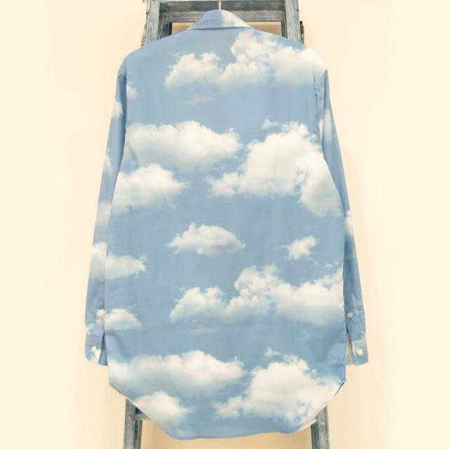 MILKBOY(ミルクボーイ)のMILKBOY CLOUDY LONG SHIRTS BLUE SKY メンズのトップス(シャツ)の商品写真