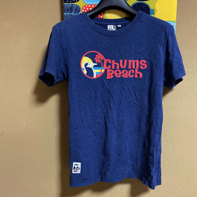 CHUMS(チャムス)のチャムス　Tシャツ　ネイビー  M レディースのトップス(Tシャツ(半袖/袖なし))の商品写真