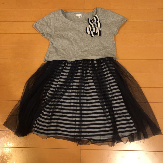 a.v.v(アーヴェヴェ)のavv チュールワンピース　150 キッズ/ベビー/マタニティのキッズ服女の子用(90cm~)(ワンピース)の商品写真