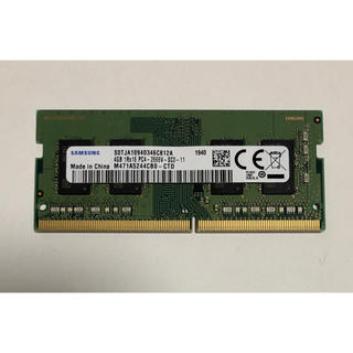 サムスン(SAMSUNG)のSAMSUNG ノート用 DDR4 PC4-2666V 4GB 260pin(PCパーツ)