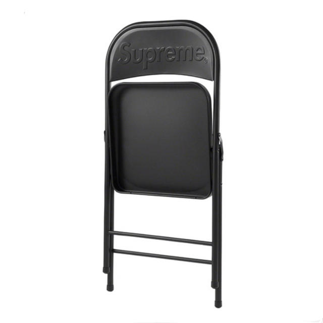 Supreme(シュプリーム)の送料無料 Supreme Metal Folding Chair Black 黒 インテリア/住まい/日用品の椅子/チェア(折り畳みイス)の商品写真
