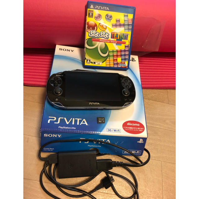 PlayStation Vita(プレイステーションヴィータ)のSONY PlayStationVITA 本体  PCH-1100 AA01  エンタメ/ホビーのゲームソフト/ゲーム機本体(携帯用ゲーム機本体)の商品写真