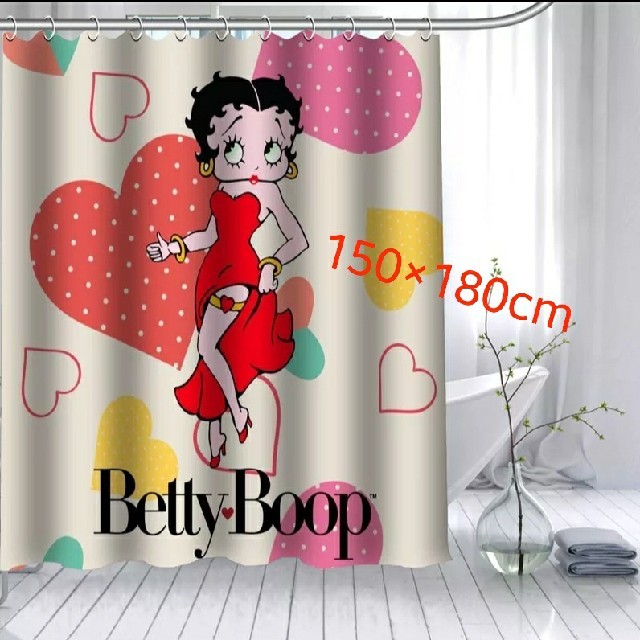 Betty Boop ベティちゃん 可愛い シャワーカーテン グッドの通販 By りん S Shop ラクマ