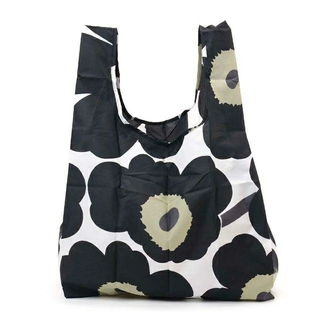 marimekko(マリメッコ)の人気♪【新品・未開封】エコバック☆マリメッコ☆　UNIKKO　ブラック レディースのバッグ(エコバッグ)の商品写真