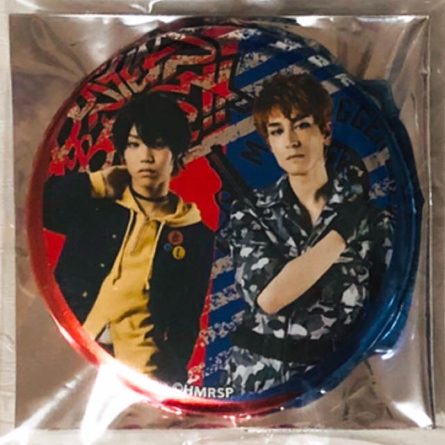 新品★舞台 ヒプノシスマイク★ヒプステ【山田三郎&毒島メイソン理鶯】缶バッジ エンタメ/ホビーのアニメグッズ(バッジ/ピンバッジ)の商品写真