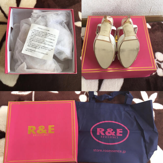 R&E(アールアンドイー)の＊未使用＊R&E＊白サンダル＊ レディースの靴/シューズ(サンダル)の商品写真