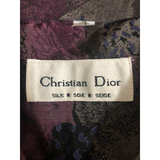 Christian Dior - 【L】Dior ヴィンテージ シルク シャツ 花の通販 by