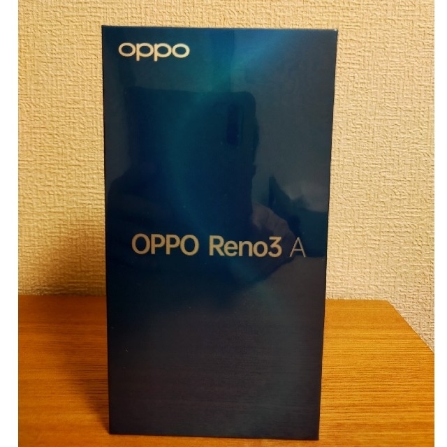 新品未使用　OPPO　Reno3 A　white SIMフリー