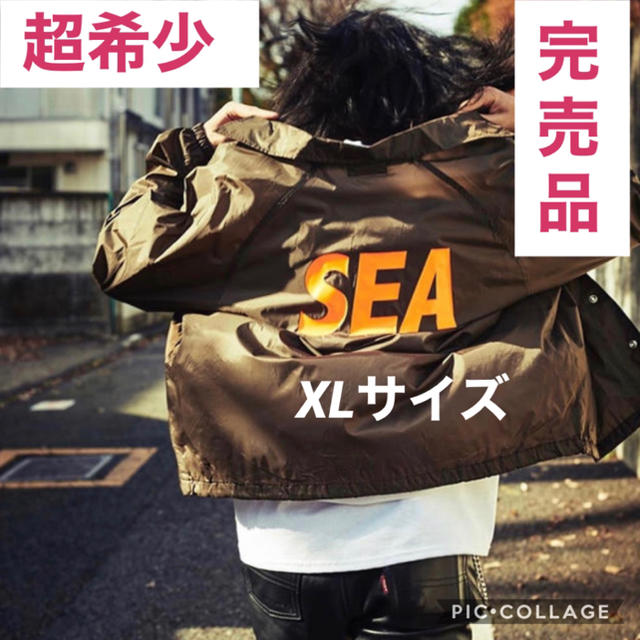 新木優子超希少！WIND AND SEA COACH JACKET コーチジャケット