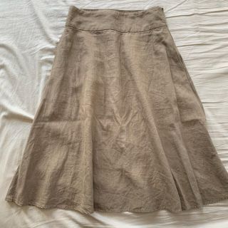 マーガレットハウエル(MARGARET HOWELL)のmargarethowell linen スカート(ロングスカート)