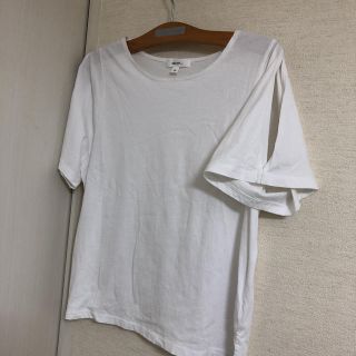 ニコアンド(niko and...)の値下げしました　ニコアンド　肩アキTシャツ　ホワイト　サイズ3(Tシャツ(半袖/袖なし))