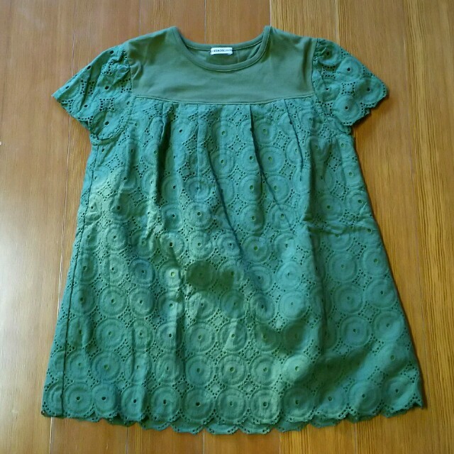 ベルメゾン(ベルメゾン)の半袖チュニック150 キッズ/ベビー/マタニティのキッズ服女の子用(90cm~)(Tシャツ/カットソー)の商品写真