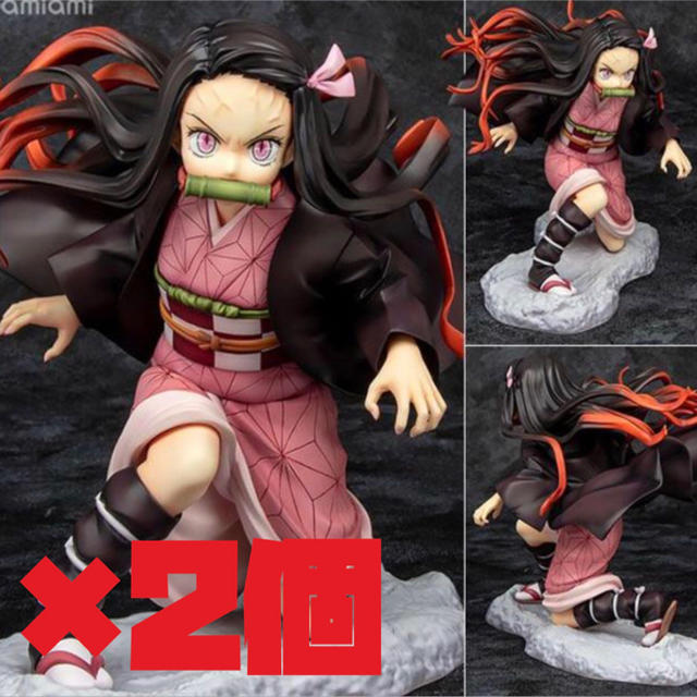 予約】 ×2個 鬼滅の刃 竈門禰豆子 フィギュア コトブキヤ ハンドメイド