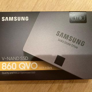 サムスン(SAMSUNG)の（新品未開封）SAMSUNG SSD 860 QVO 1TB (PCパーツ)