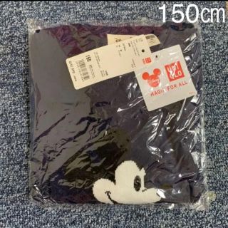 ユニクロ(UNIQLO)の新品 未使用 クルーネックセーター ミッキー 150㎝ ユニクロ キッズ(ニット)